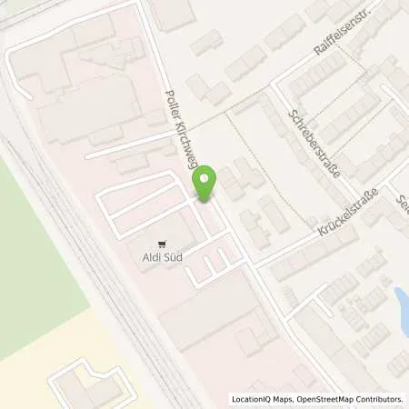 Standortübersicht der Tankstelle ALDI SÜD in 51105 Köln (Poll)