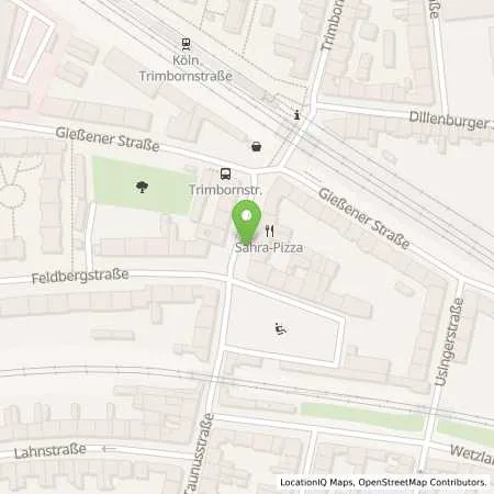 Standortübersicht der Tankstelle Rheinenergie AG in 51105 Köln