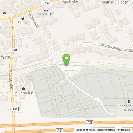 Standortübersicht der Tankstelle Rheinenergie AG in 51107 Köln