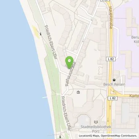 Standortübersicht der Tankstelle Rheinenergie AG in 51143 Köln