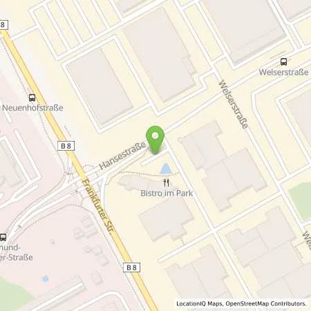 Standortübersicht der Tankstelle Rheinenergie AG in 51149 Köln