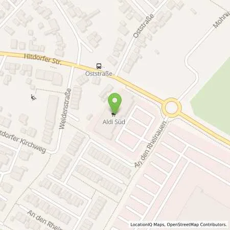 Standortübersicht der Tankstelle ALDI SÜD in 51371 Leverkusen