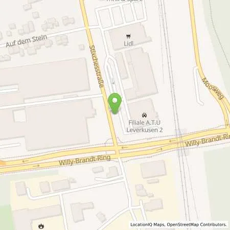 Standortübersicht der Tankstelle Allego GmbH in 51377 Leverkusen