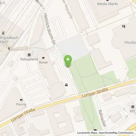 Standortübersicht der Tankstelle NEW AG in 41065 Mönchengladbach