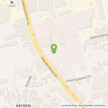 Standortübersicht der Tankstelle NEW AG in 41236 Mönchengladbach