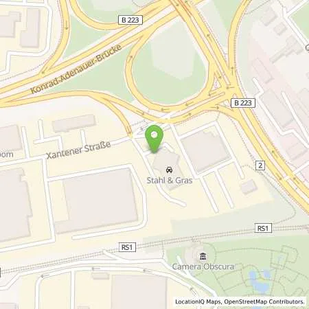 Standortübersicht der Tankstelle innogy eMobility Solutions GmbH in 45479 Mülheim an der Ruhr