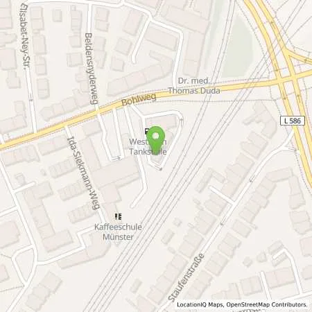 Standortübersicht der Tankstelle innogy eMobility Solutions GmbH in 48147 Münster