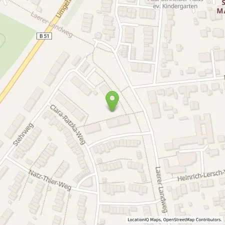 Standortübersicht der Tankstelle Vonovia Energie Service GmbH in 48155 Münster