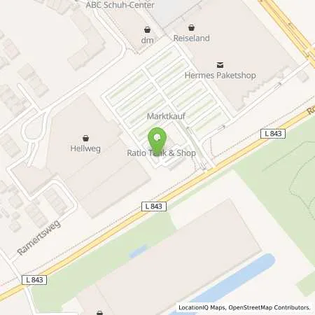 Standortübersicht der Tankstelle Ratio Erdöl GmbH & Co KG in 48161 Münster