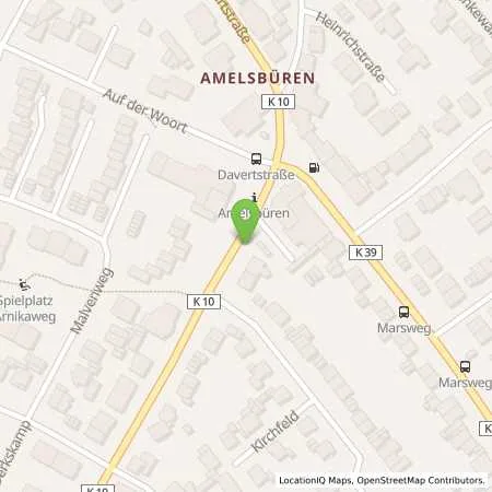 Standortübersicht der Tankstelle Stadtwerke Münster GmbH in 48163 Münster