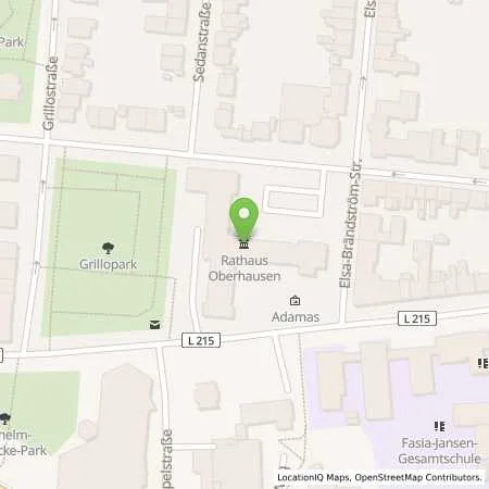 Standortübersicht der Tankstelle Energieversorgung Oberhausen AG in 46045 Oberhausen