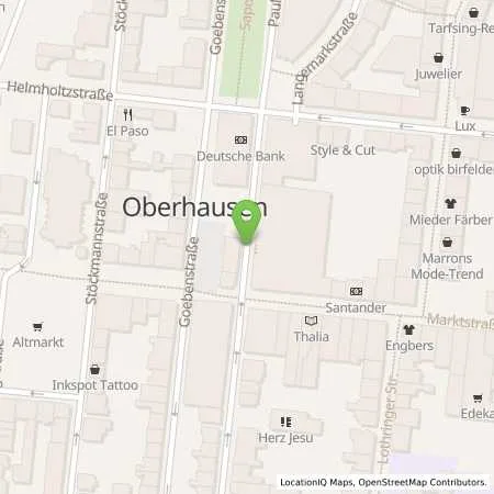 Standortübersicht der Tankstelle Energieversorgung Oberhausen AG in 46045 Oberhausen
