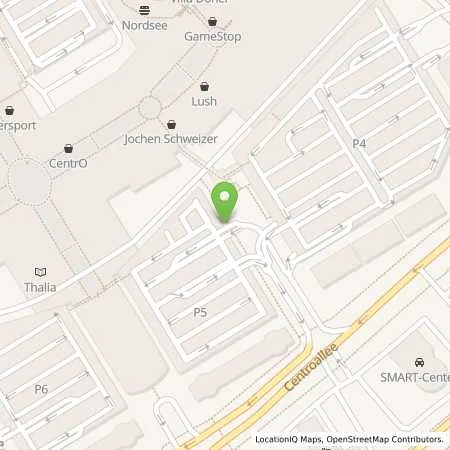 Standortübersicht der Tankstelle Energieversorgung Oberhausen AG in 46047 Oberhausen