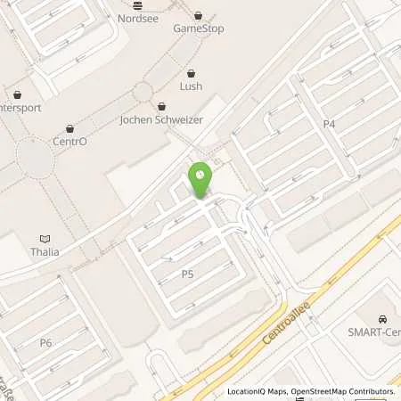 Standortübersicht der Tankstelle Energieversorgung Oberhausen AG in 46047 Oberhausen