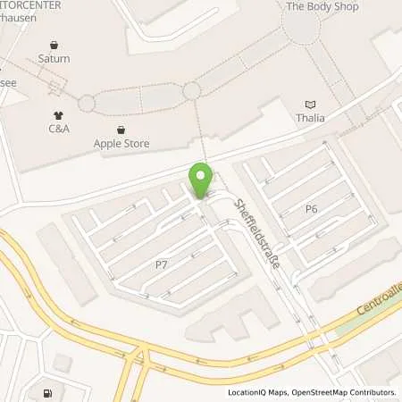 Standortübersicht der Tankstelle Energieversorgung Oberhausen AG in 46047 Oberhausen