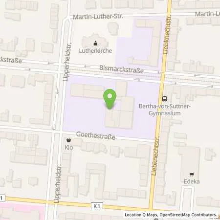 Standortübersicht der Tankstelle Energieversorgung Oberhausen AG in 46047 Oberhausen