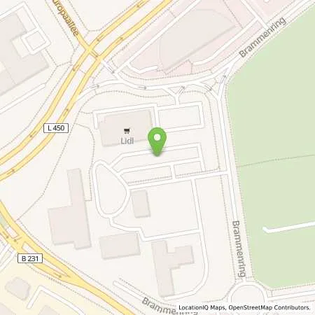 Standortübersicht der Tankstelle Fraunhofer-Gesellschaft zur Förderung der angewandten Forschung e. V. in 46047 Oberhausen