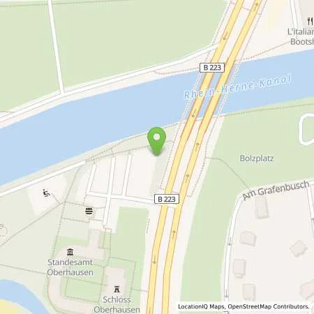 Standortübersicht der Tankstelle Energieversorgung Oberhausen AG in 46049 Oberhausen