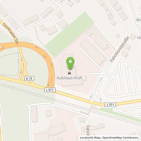 Standortübersicht der Strom (Elektro) Tankstelle: Energieversorgung Oberhausen AG in 46117, Oberhausen