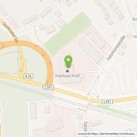 Standortübersicht der Tankstelle Energieversorgung Oberhausen AG in 46117 Oberhausen