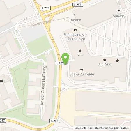 Standortübersicht der Tankstelle Allego GmbH in 46145 Oberhausen