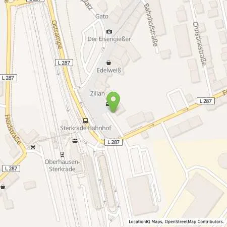 Standortübersicht der Tankstelle Energieversorgung Oberhausen AG in 46145 Oberhausen