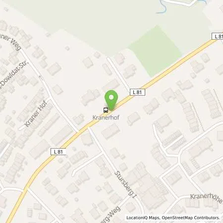 Standortübersicht der Tankstelle GEDORE Werkzeugfabrik GmbH & Co. KG in 42899 Remscheid