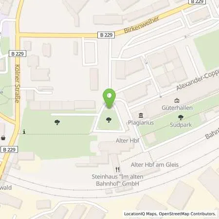 Standortübersicht der Tankstelle Stadtwerke Solingen GmbH in 42651 Solingen