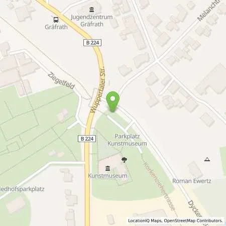 Standortübersicht der Tankstelle Stadtwerke Solingen GmbH in 42653 Solingen