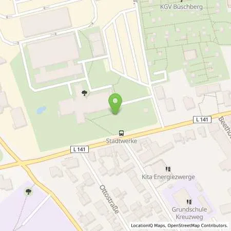 Standortübersicht der Tankstelle Stadtwerke Solingen GmbH in 42655 Solingen