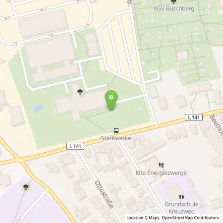 Standortübersicht der Tankstelle Stadtwerke Solingen GmbH in 42655 Solingen