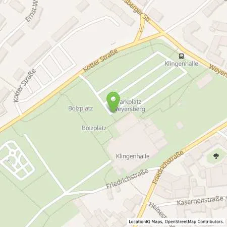 Standortübersicht der Tankstelle Stadtwerke Solingen GmbH in 42655 Solingen