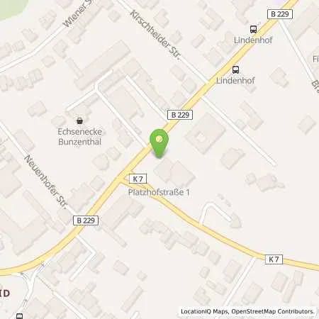 Standortübersicht der Tankstelle Stadtwerke Solingen GmbH in 42655 Solingen