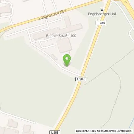 Standortübersicht der Tankstelle Stadtwerke Solingen GmbH in 42697 Solingen