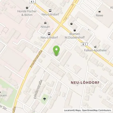 Standortübersicht der Tankstelle Stadtwerke Solingen GmbH in 42699 Solingen