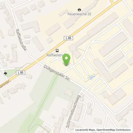 Standortübersicht der Tankstelle Stadtwerke Solingen GmbH in 42719 Solingen