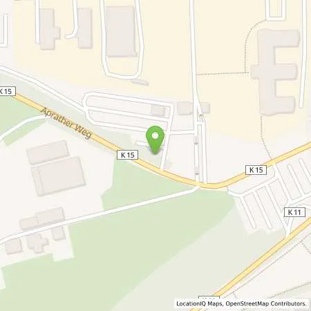 Standortübersicht der Tankstelle WSW Energie & Wasser AG in 42113 Wuppertal