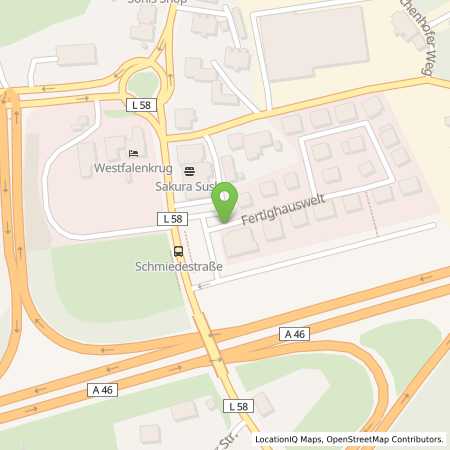 Standortübersicht der Strom (Elektro) Tankstelle: WSW Energie & Wasser AG in 42279, Wuppertal