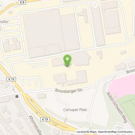 Standortübersicht der Tankstelle WSW Energie & Wasser AG in 42281 Wuppertal