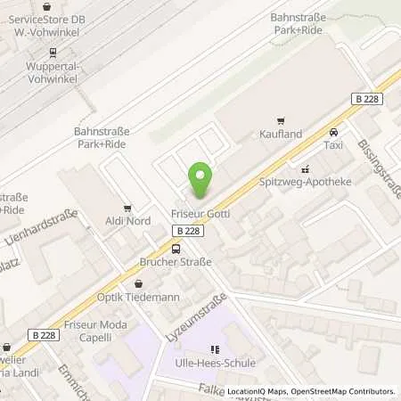 Standortübersicht der Tankstelle Kaufland Dienstleistung GmbH & Co. KG in 42329 Wuppertal Vohwinkel