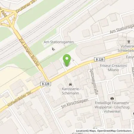 Standortübersicht der Tankstelle WSW Energie & Wasser AG in 42329 Wuppertal