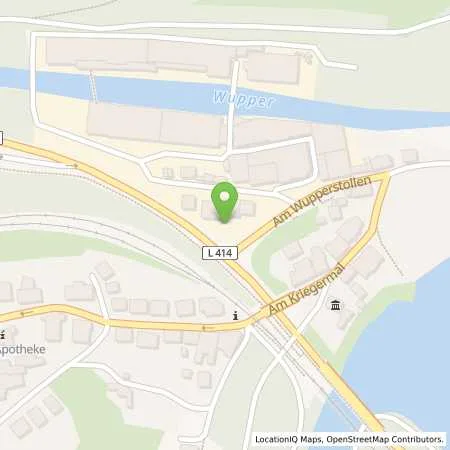 Standortübersicht der Tankstelle WSW Energie & Wasser AG in 42399 Wuppertal