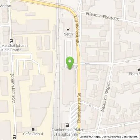 Standortübersicht der Tankstelle Stadtwerke Frankenthal GmbH in 67227 Frankenthal