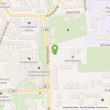 Standortübersicht der Tankstelle Stadtwerke Frankenthal GmbH in 67227 Frankenthal (Pfalz)