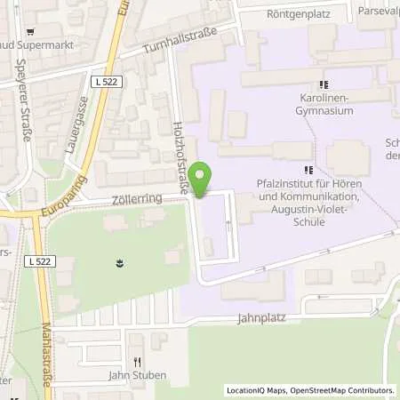 Standortübersicht der Tankstelle Pfalzwerke AG in 67227 Frankenthal