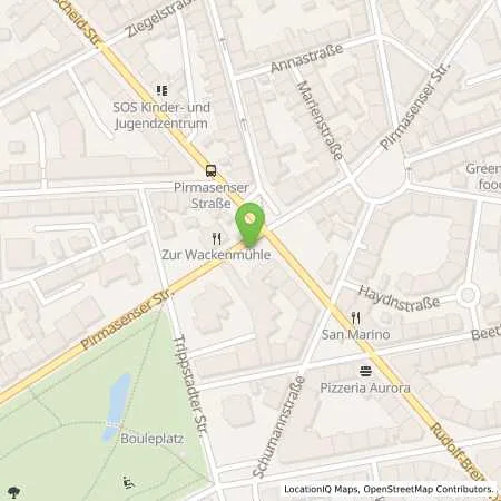 Standortübersicht der Tankstelle Autohaus am Stadtpark Holderbaum GmbH in 67655 Kaiserslautern