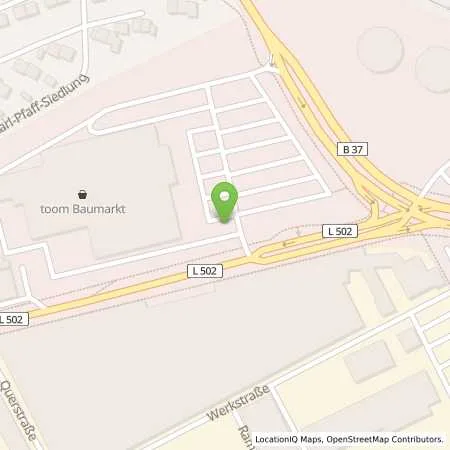 Standortübersicht der Tankstelle innogy eMobility Solutions GmbH in 67663 Kaiserslautern