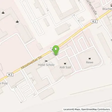 Standortübersicht der Tankstelle ALDI SÜD in 56073 Koblenz