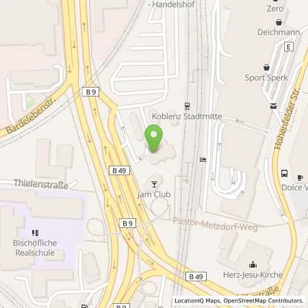 Standortübersicht der Tankstelle HANKO Kraftfahrzeughandel GmbH in 56073 Koblenz