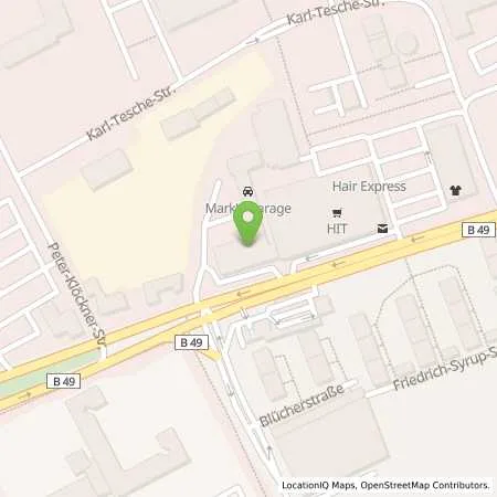 Standortübersicht der Tankstelle Energieversorgung Mittelrhein AG in 56073 Koblenz